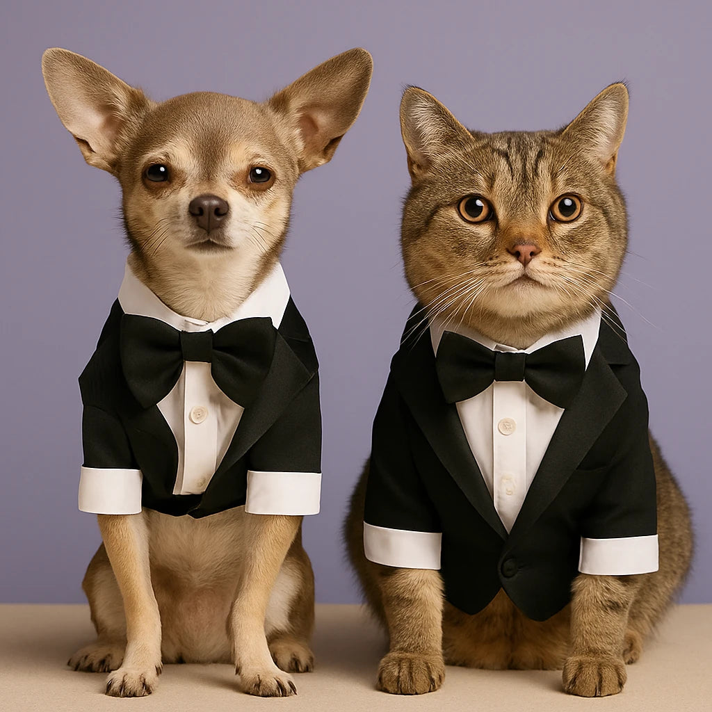 furrywags pet clothing collection for cats and dogs