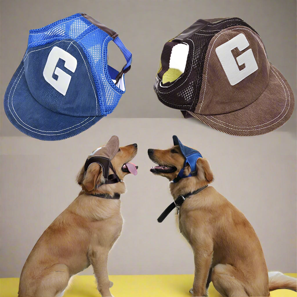 Adjustable Dog Baseball Cap with Ear Holes – Summer