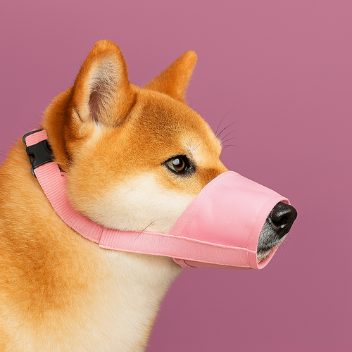 Adjustable Nylon Dog Muzzle for Training 