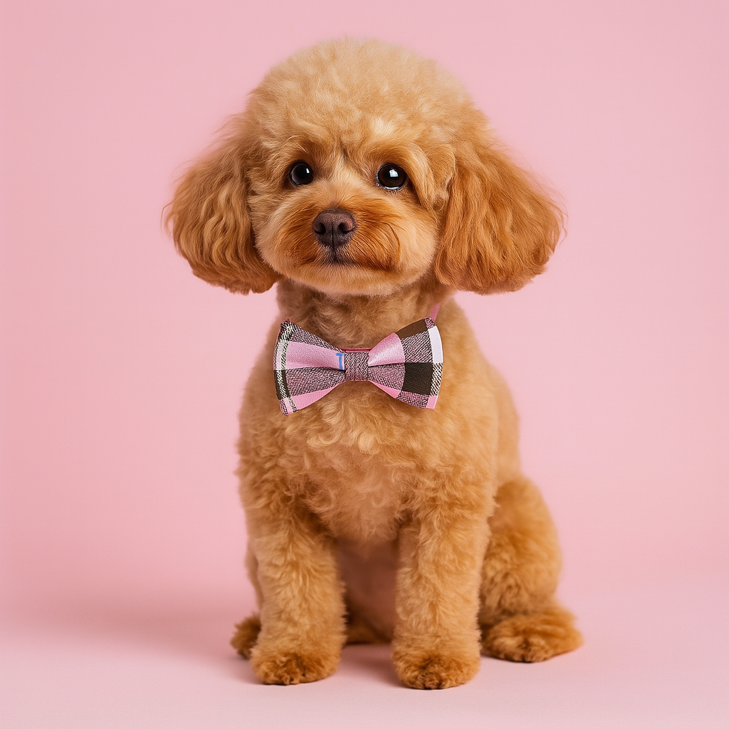 Adjustable Pet Bow for Dogs & Cats  Pink