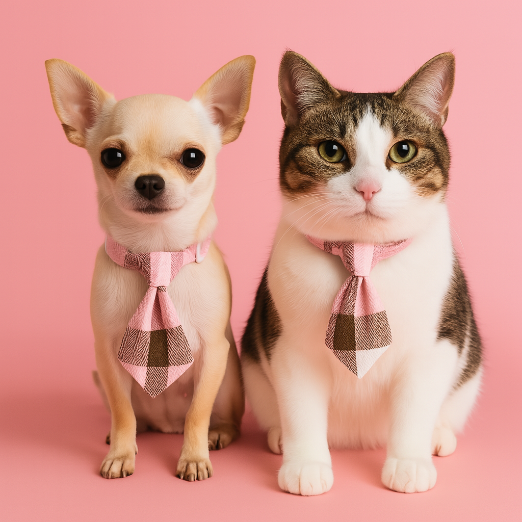 Adjustable Pet Tie for Dogs & Cats - Pink