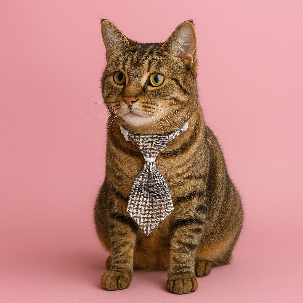 Adjustable Pet Tie for Dogs & Cats  Gray