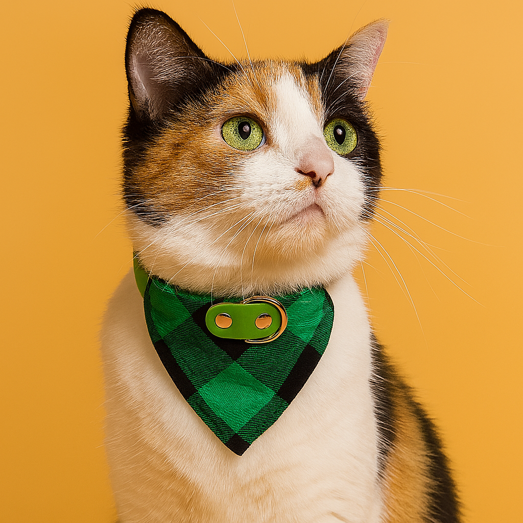 Bandana for Dogs and Cats - Green