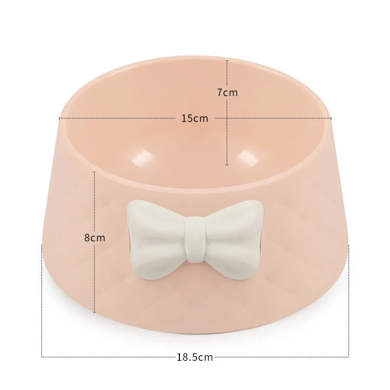 Best feeding bowls for dogs and cats Princess Pet Bowl – Bowknot Dog & Cat Feeder
