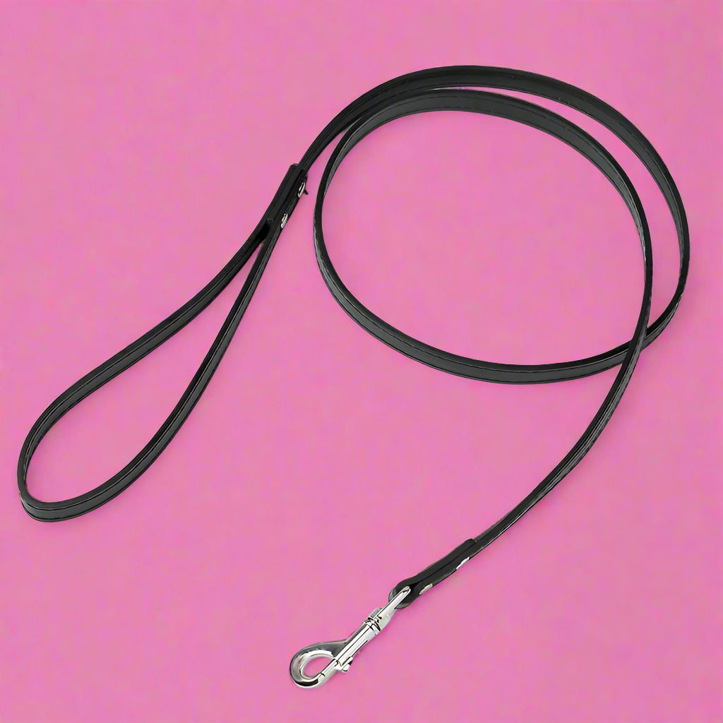 Black color leash for pet dogs