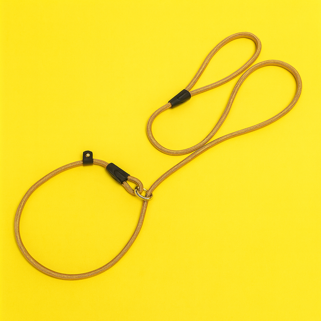 Brown dog leash