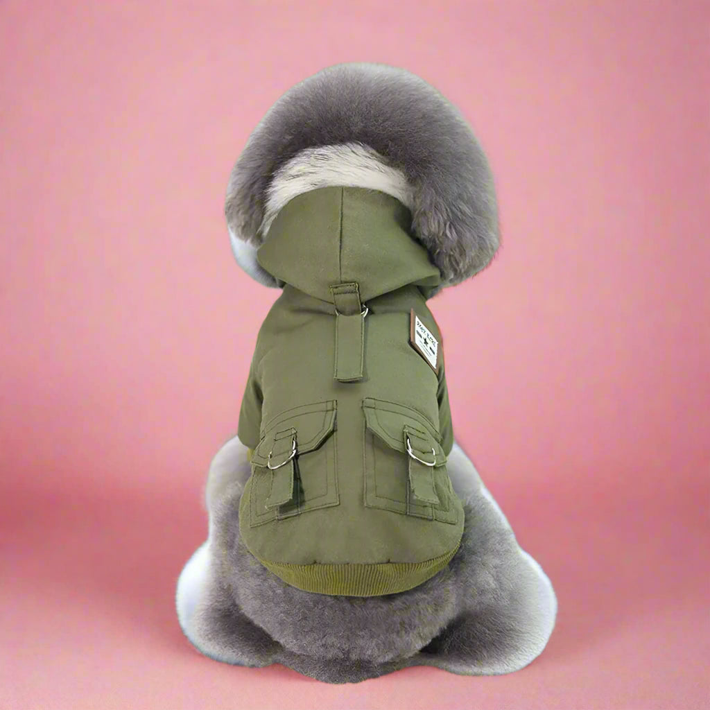 Cat Jacket Army Style 