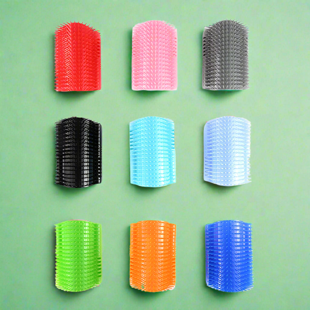 Cat Self-Grooming Arch Brush & Hair Remover - Green