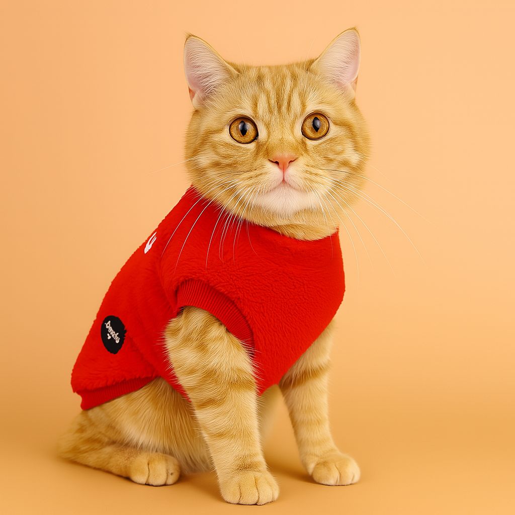 Cat Warm Fleece Sweater for Pets