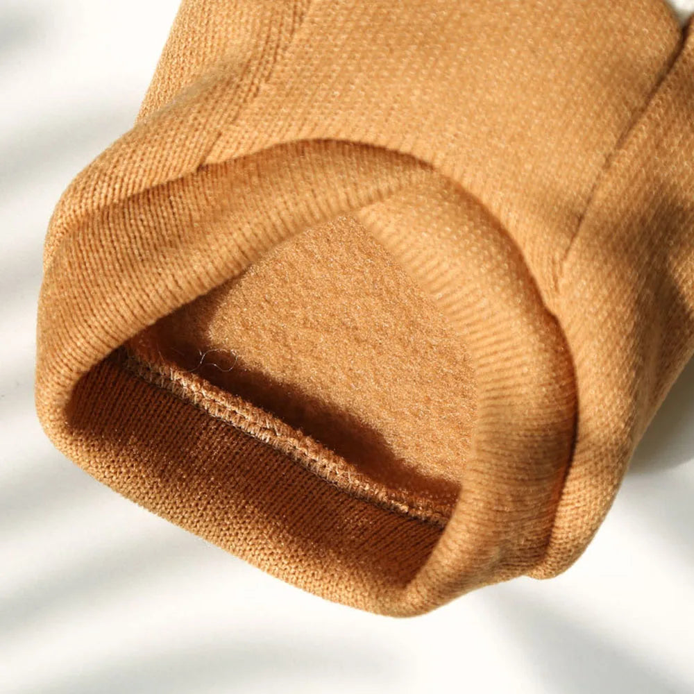 Cat Winter Mustard Outfit 