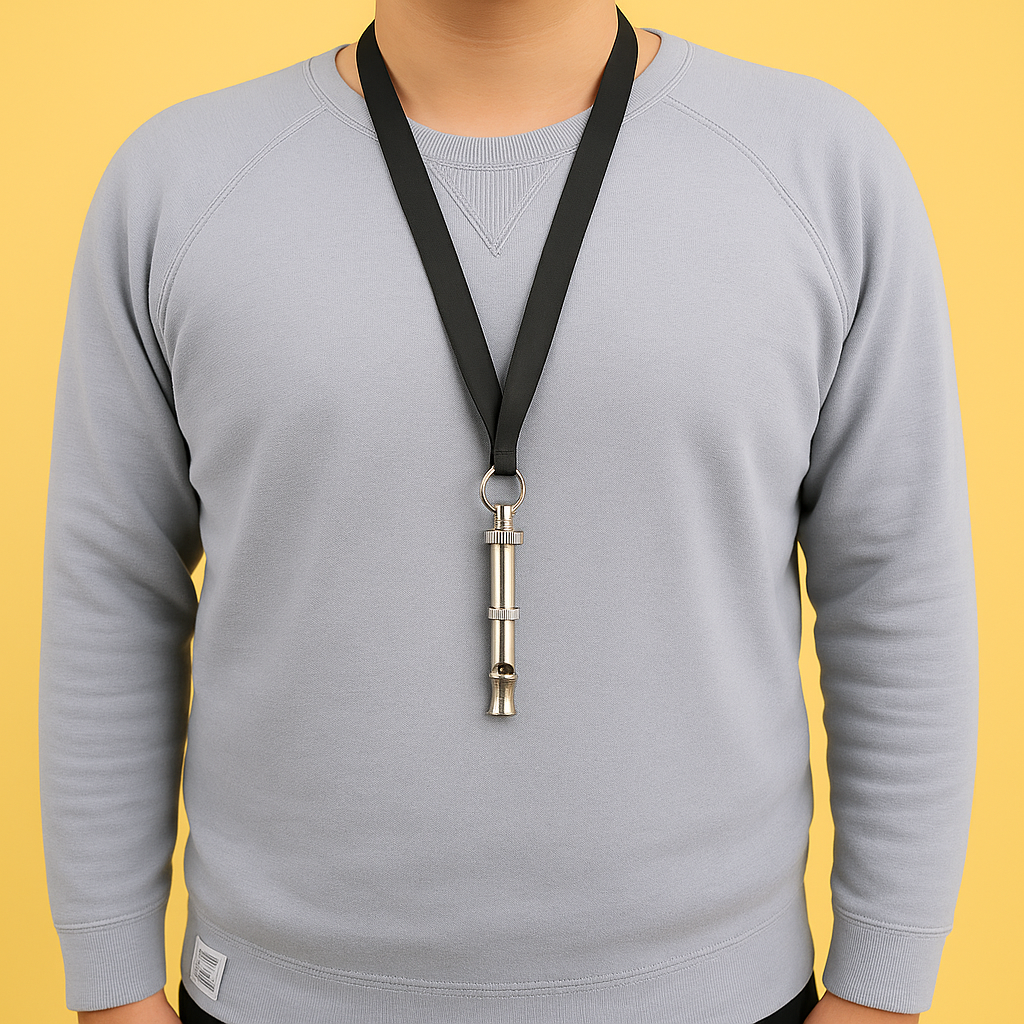 Ultrasonic Dog Whistle for Training & Bark Control - Gray