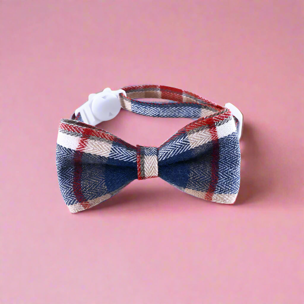 Chex print bow tie for Cats and Dogs Formal