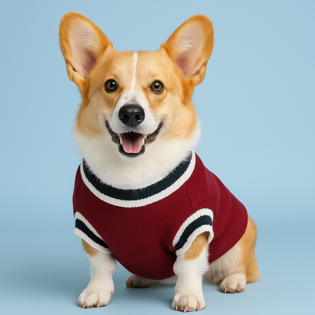 Cozy Dog & Cat Hoodie – Winter Pet Sweater  Maroon