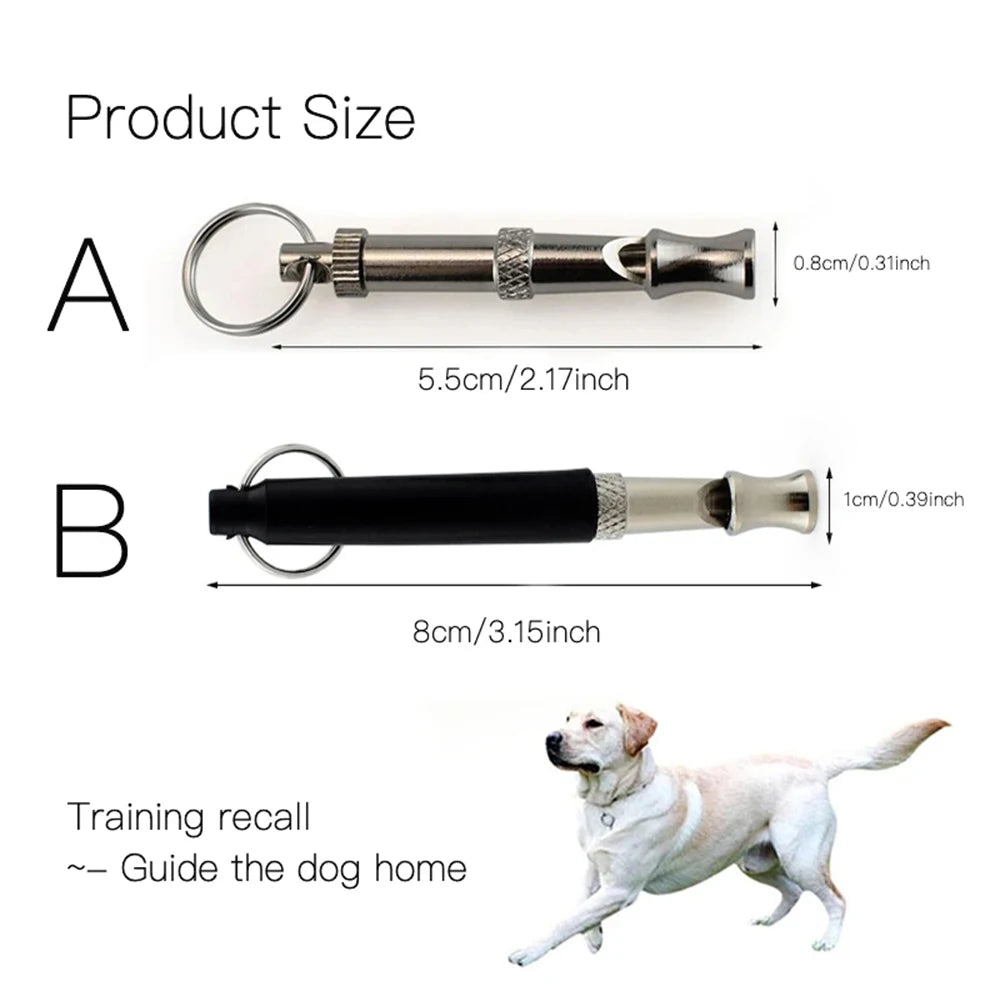 Dog Obedience Training Whistle – Safe & Effective Ultrasonic Dog Whistle for Training & Bark Control 