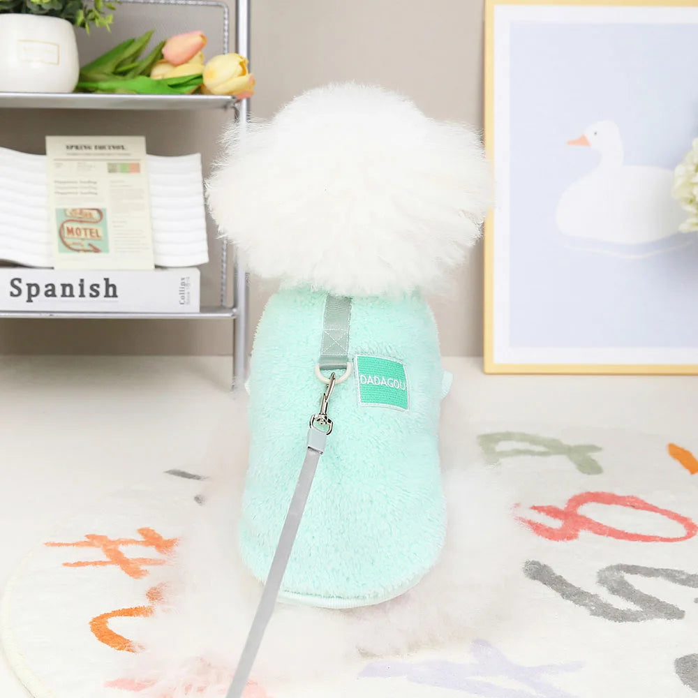Fleece Dog Sweater for Small Pets