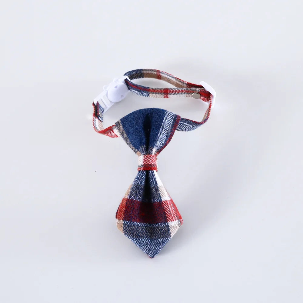 Formal Chex bow tie for Cats and Dogs