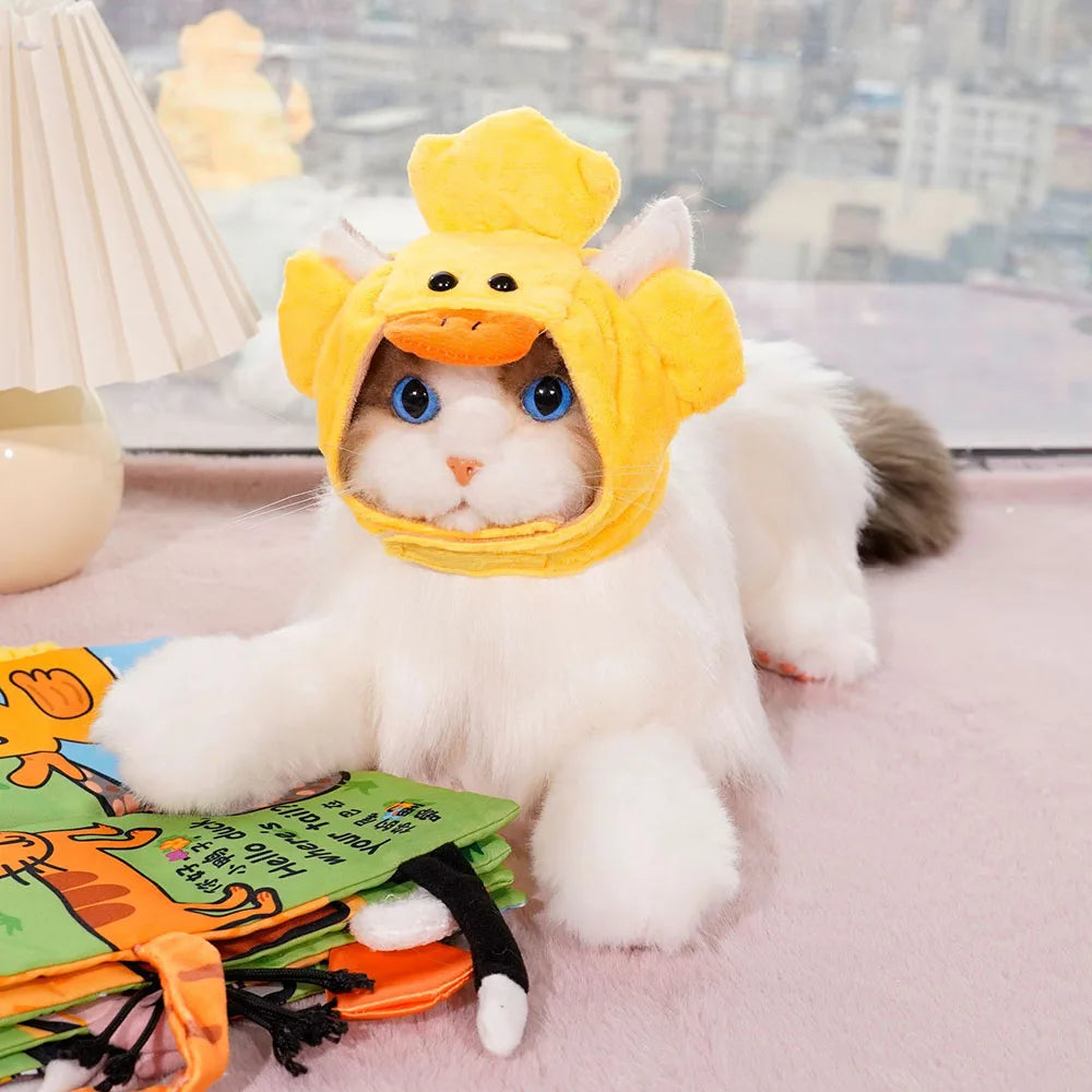Funny Pet Hat | Cute Cosplay Dress-Up Cap for Halloween, Christmas & Parties - Duck