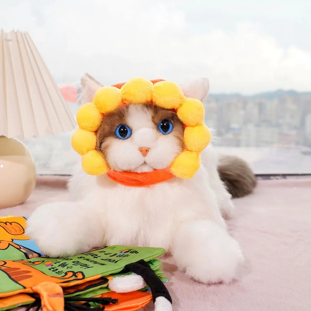 Funny Pet Hat | Cute Cosplay Dress-Up Cap for Halloween, Christmas & Parties - Marigold