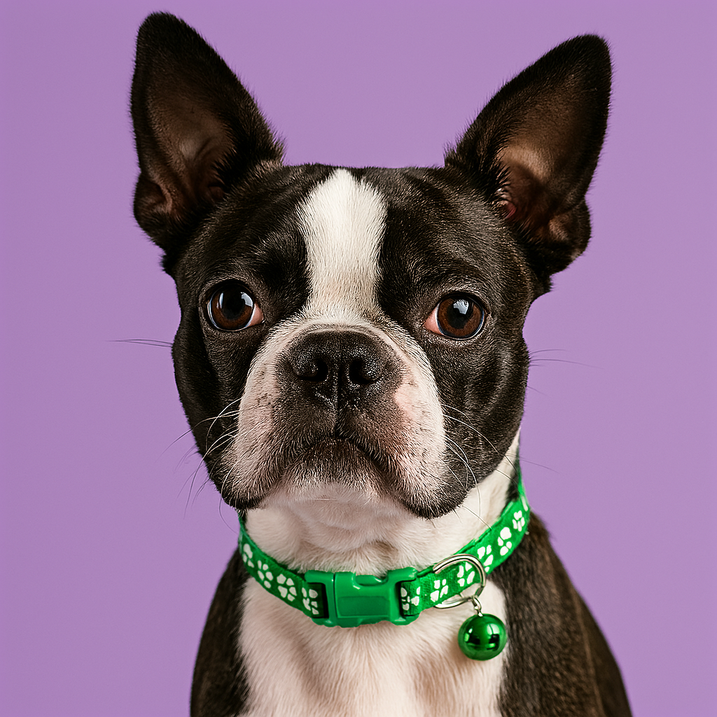 Green Kitten & Puppy Collar with Bell