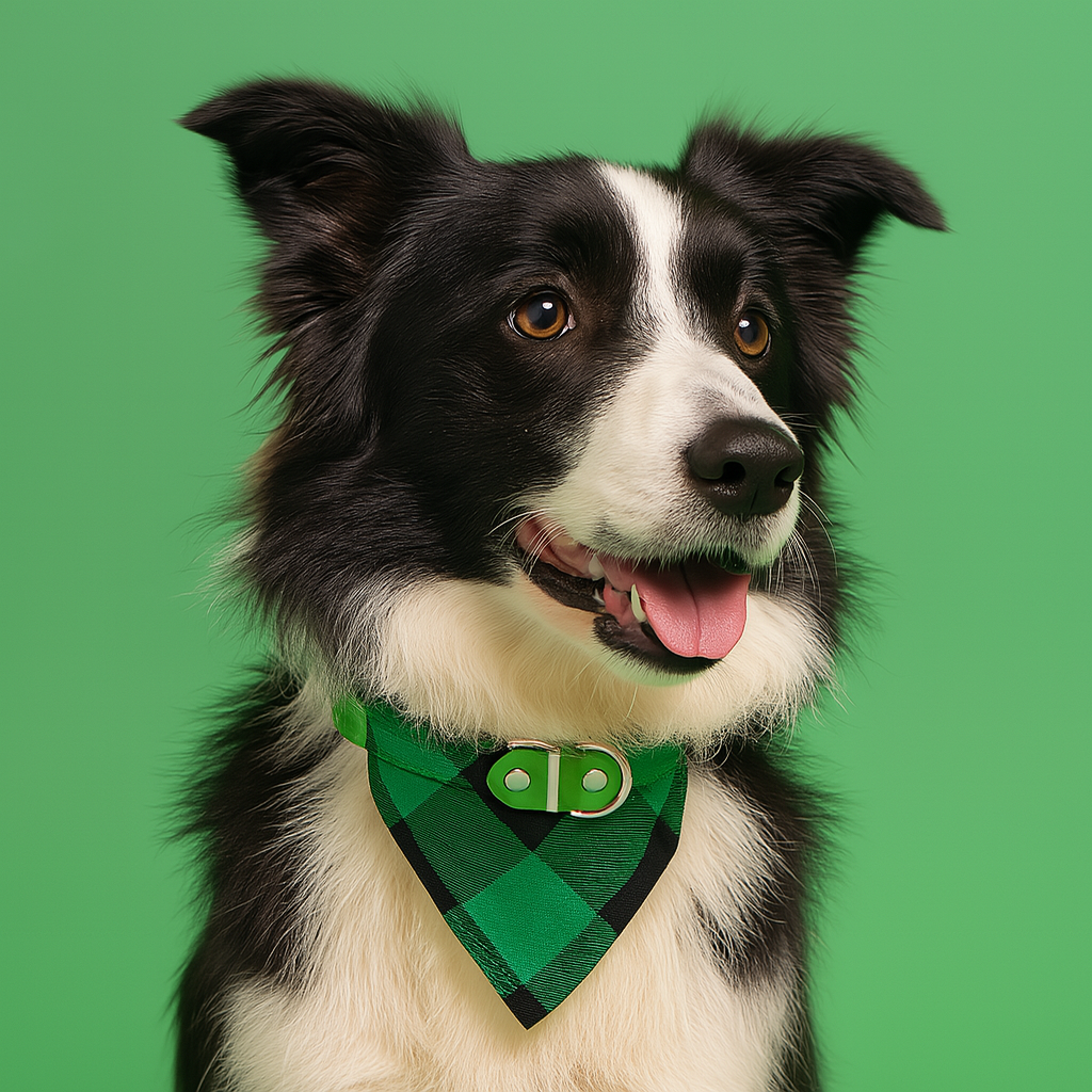 Pet Bandana for Dogs and Cats - Green