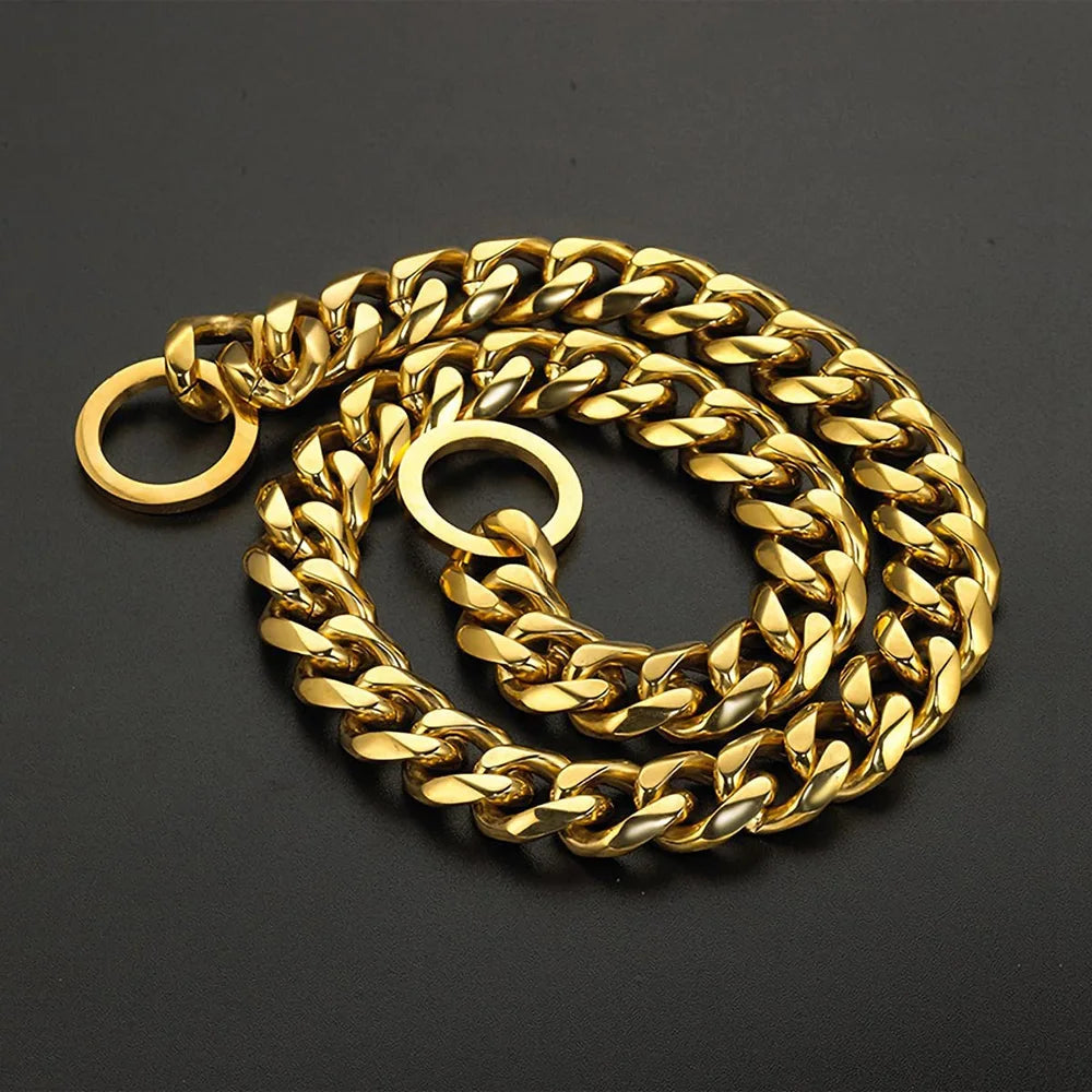 Pet Dog Gold chain necklace