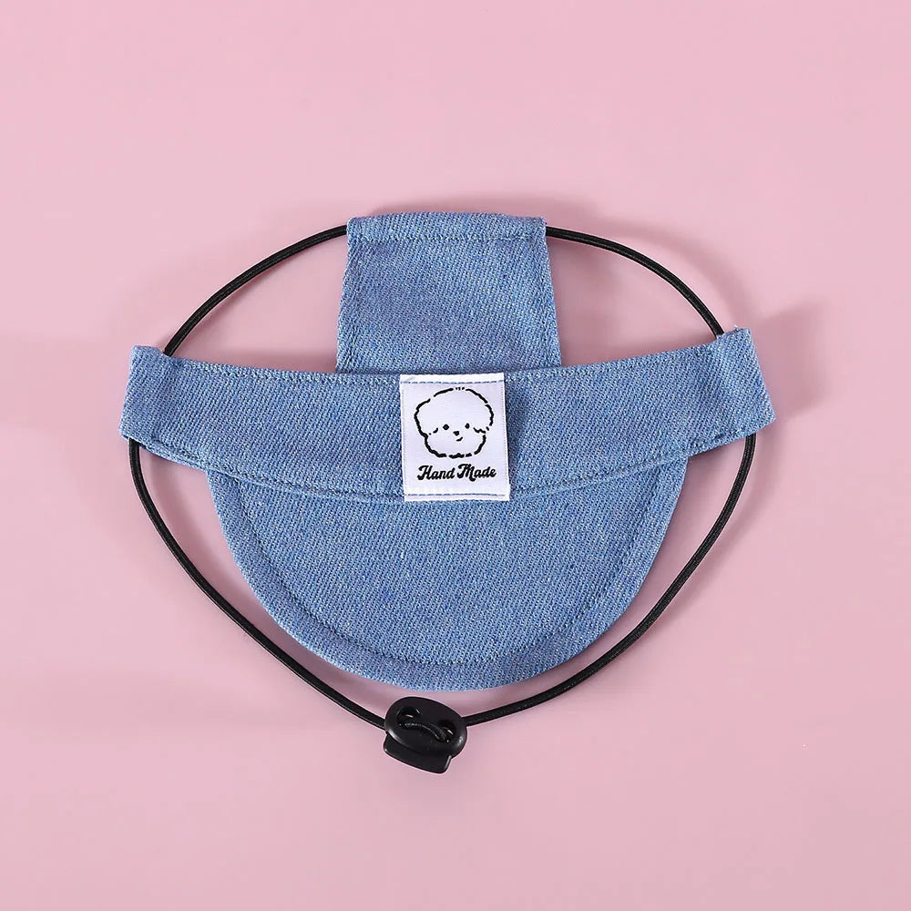 Pet hat with ear holes sun protection