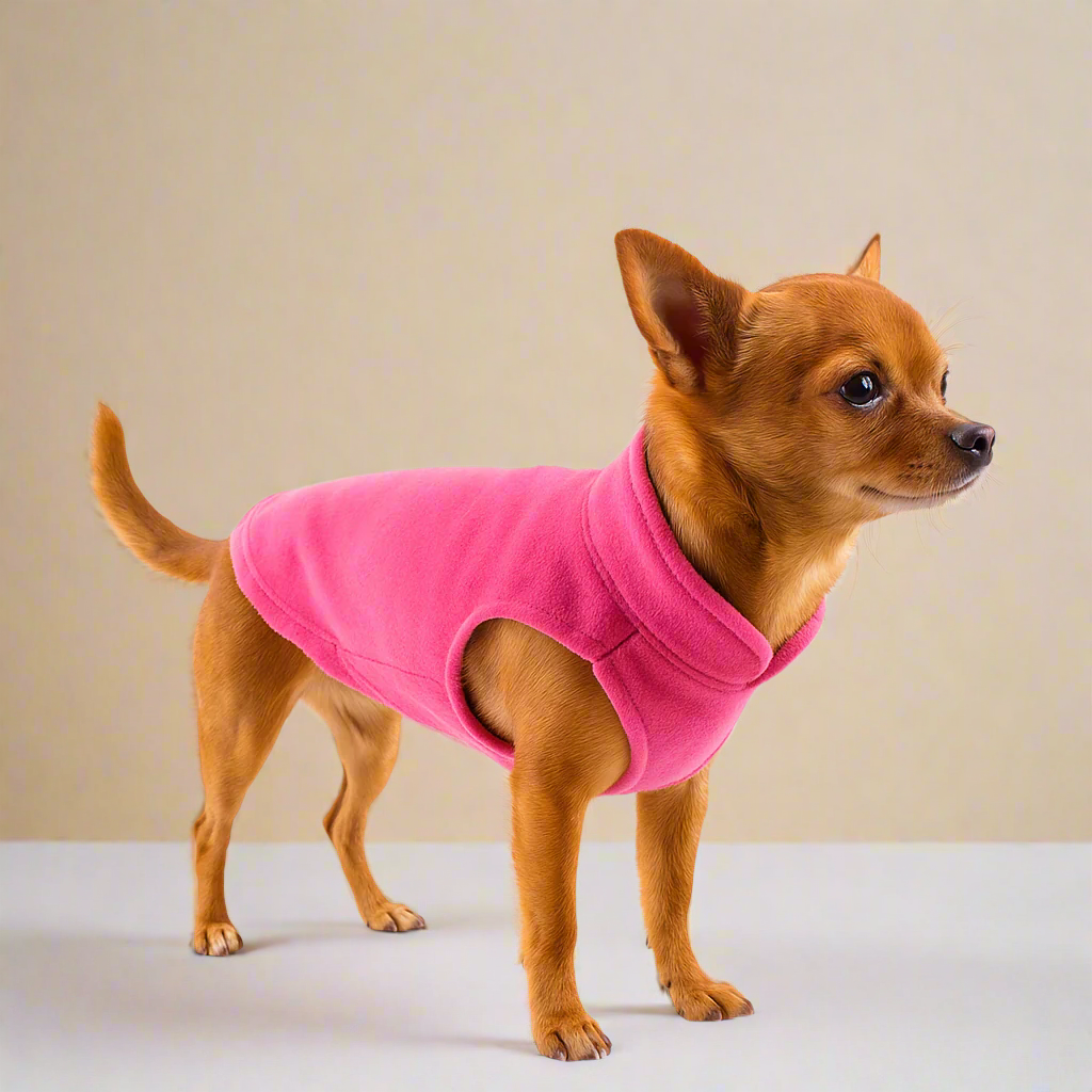 Pink colour dog vest