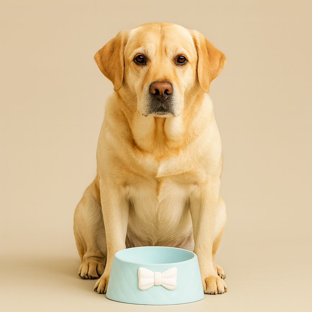 Princess Pet Bowl – Bowknot Dog & Cat Feeder 