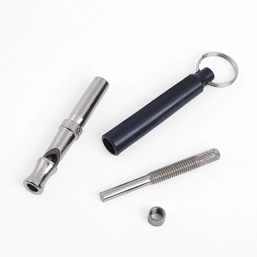 Professional Recall Whistle for Dogs – Stainless Steel Ultrasonic Dog Whistle for Training & Bark Control 