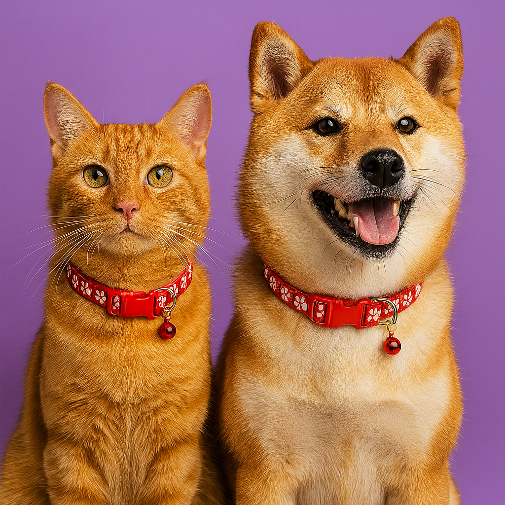Red - Kitten & Puppy Collar with Bell 