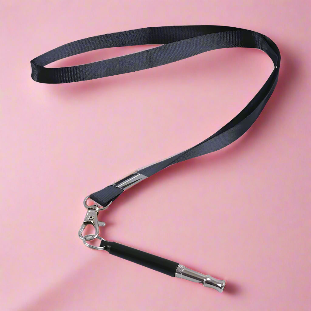Rope Ultrasonic Dog Whistle for Training & Bark Control 
