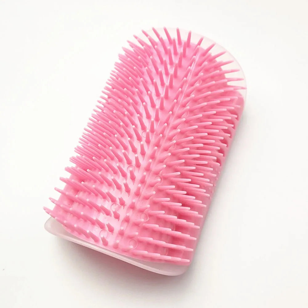 Cat Self-Grooming Arch Brush & Hair Remover - Pink
