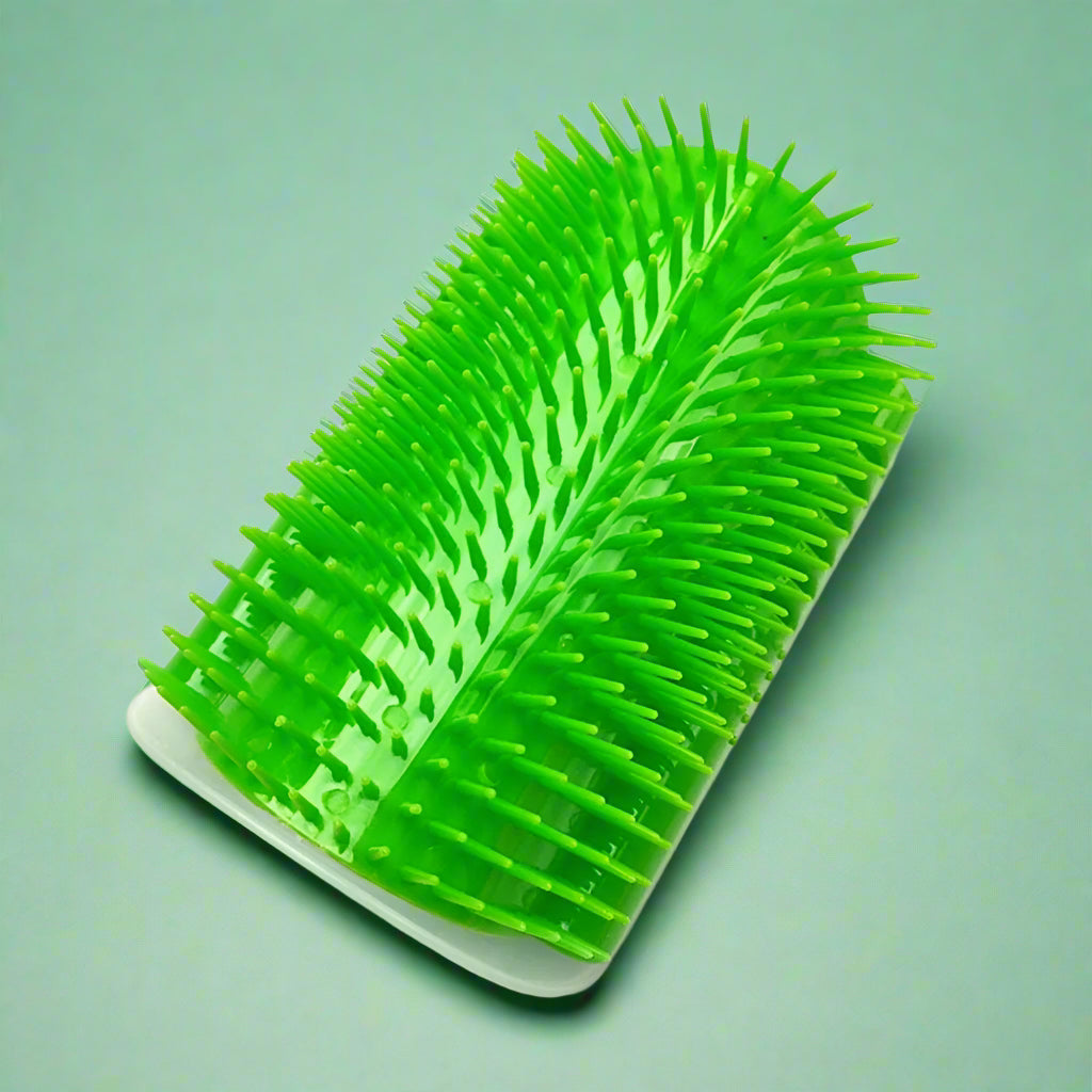 Cat Self-Grooming Arch Brush & Hair Remover - Green