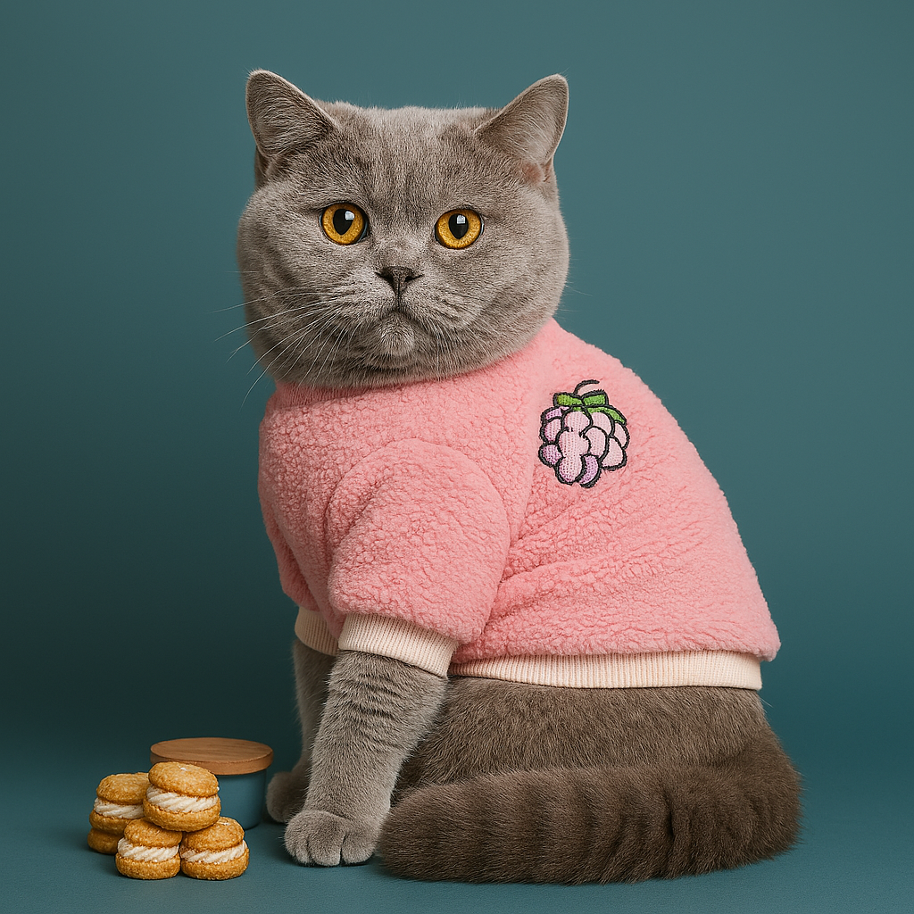 Soft Fleece Winter Pet Coat for Dogs & Cats - Pink