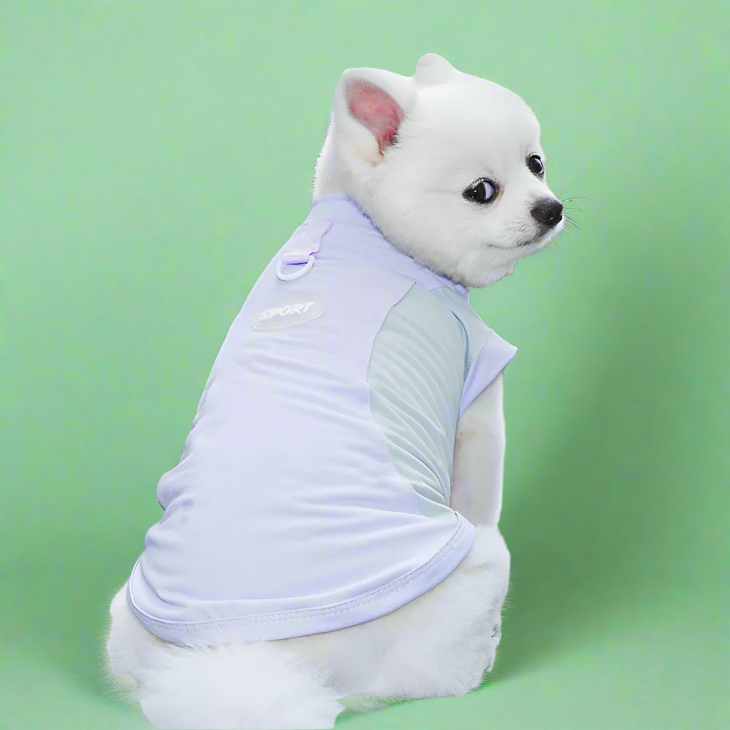 Summer Cat Vest Purple 