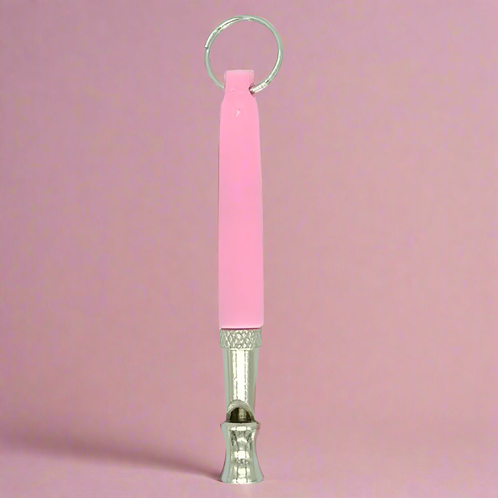 Ultrasonic Dog Whistle for Training & Bark Control - Pink
