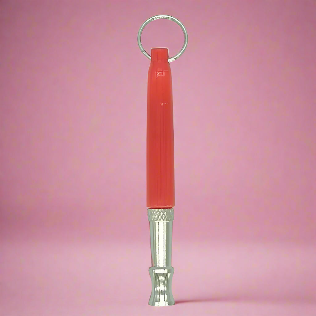 Ultrasonic Dog Whistle for Training & Bark Control - Red