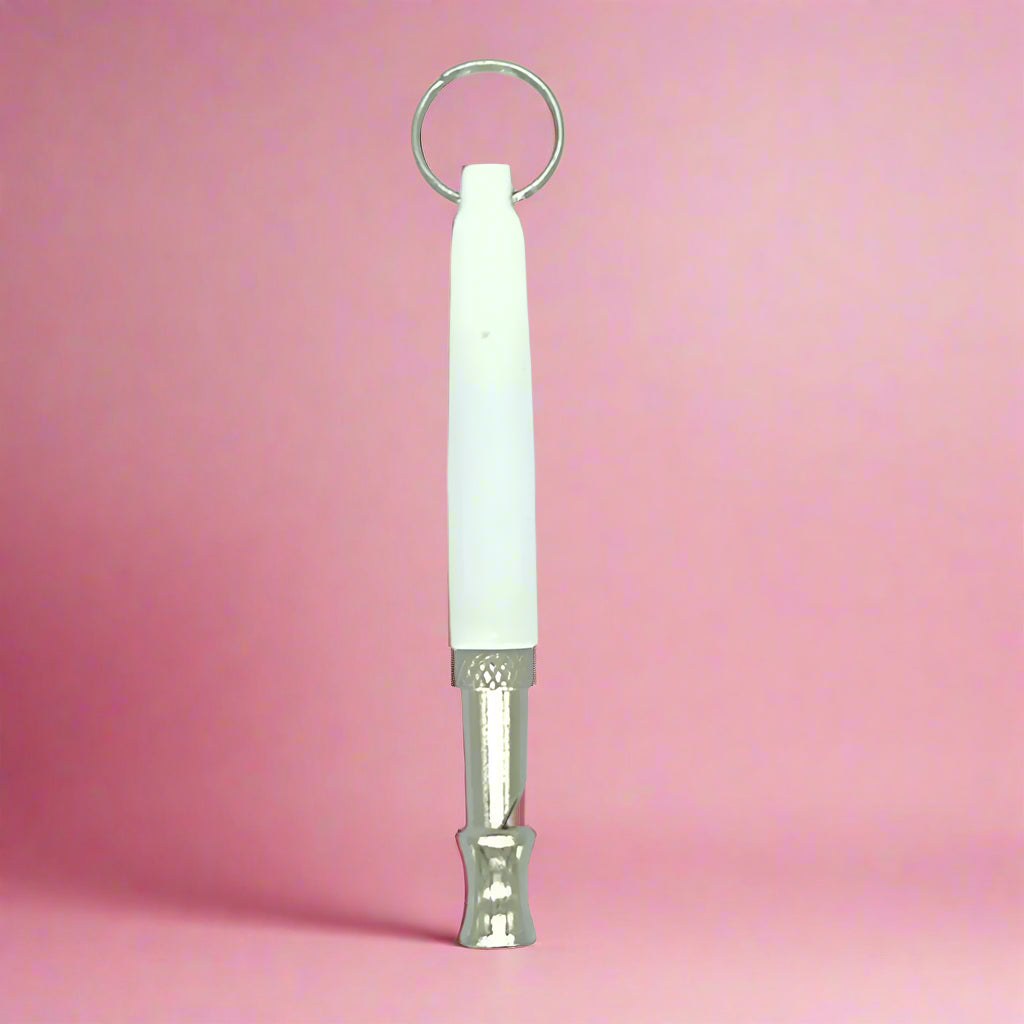 Ultrasonic Dog Whistle for Training & Bark Control - White