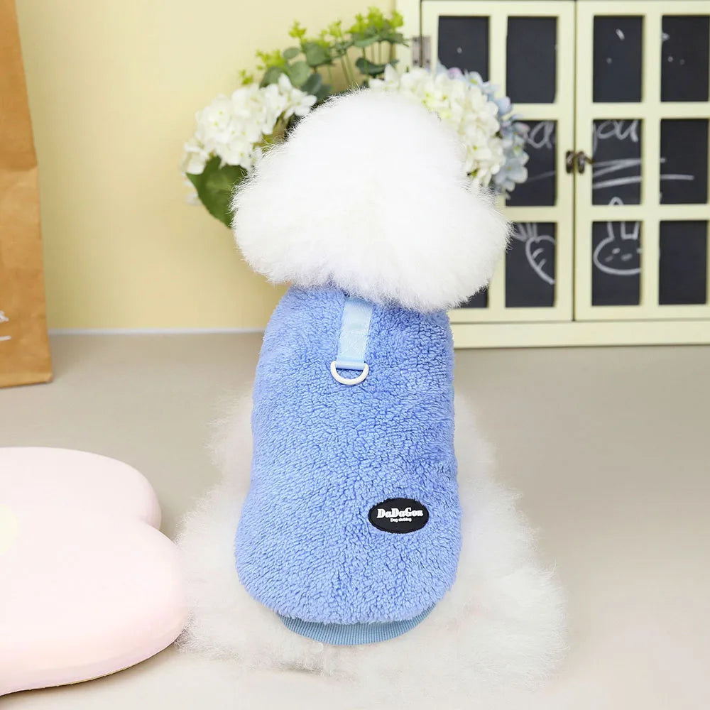 Warm Fleece Dog Sweater for Small dogs