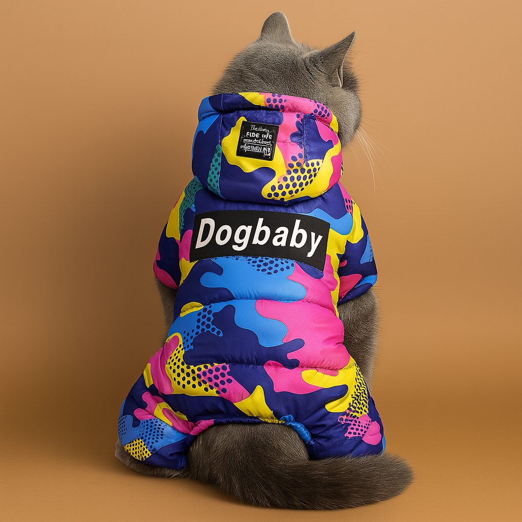 Windproof Winter Pet Coat for Small  Cats