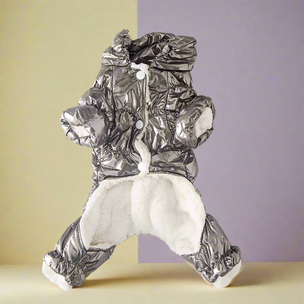 Winter Coat for Cats Silver