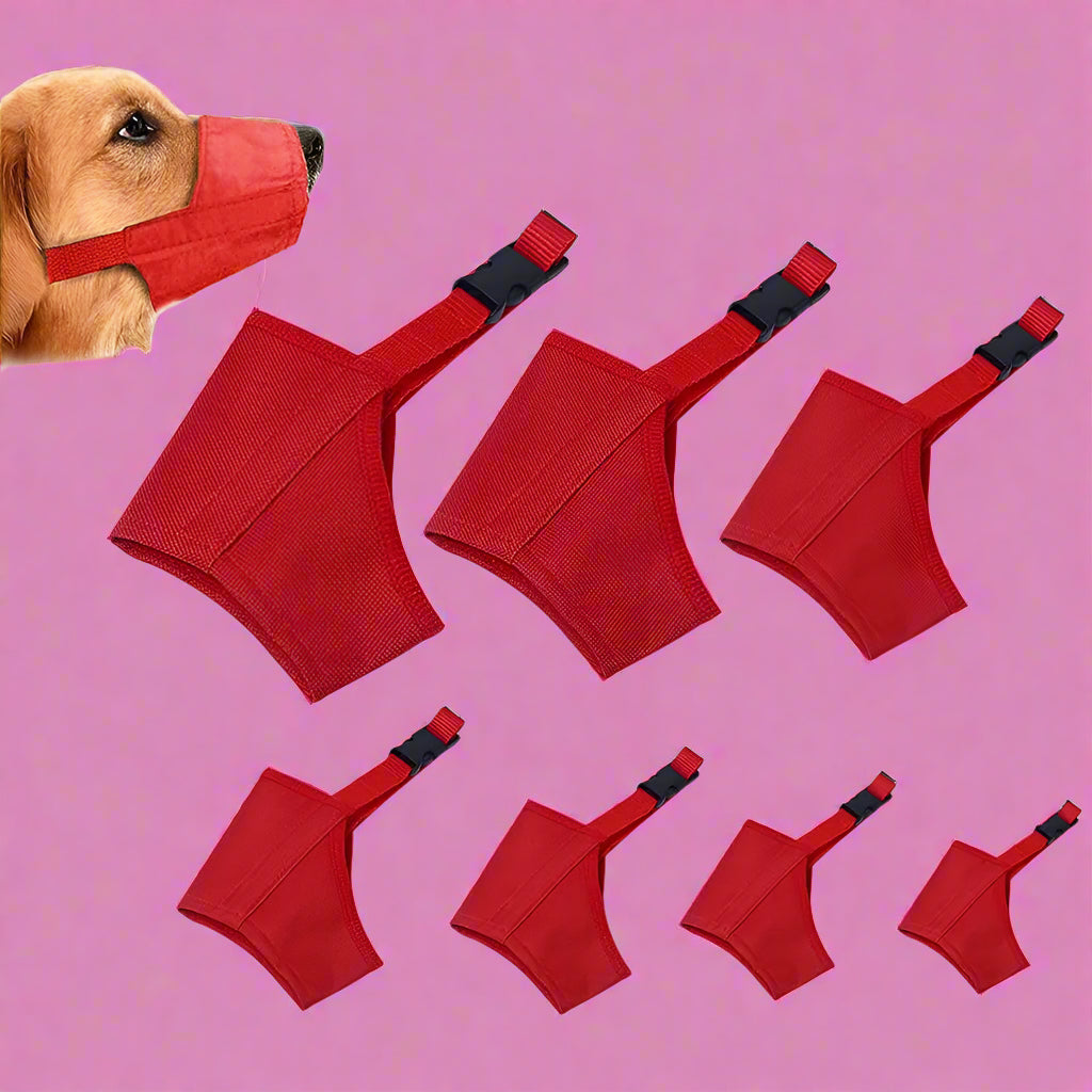 bark control muzzle Adjustable Nylon Dog Muzzle for Training