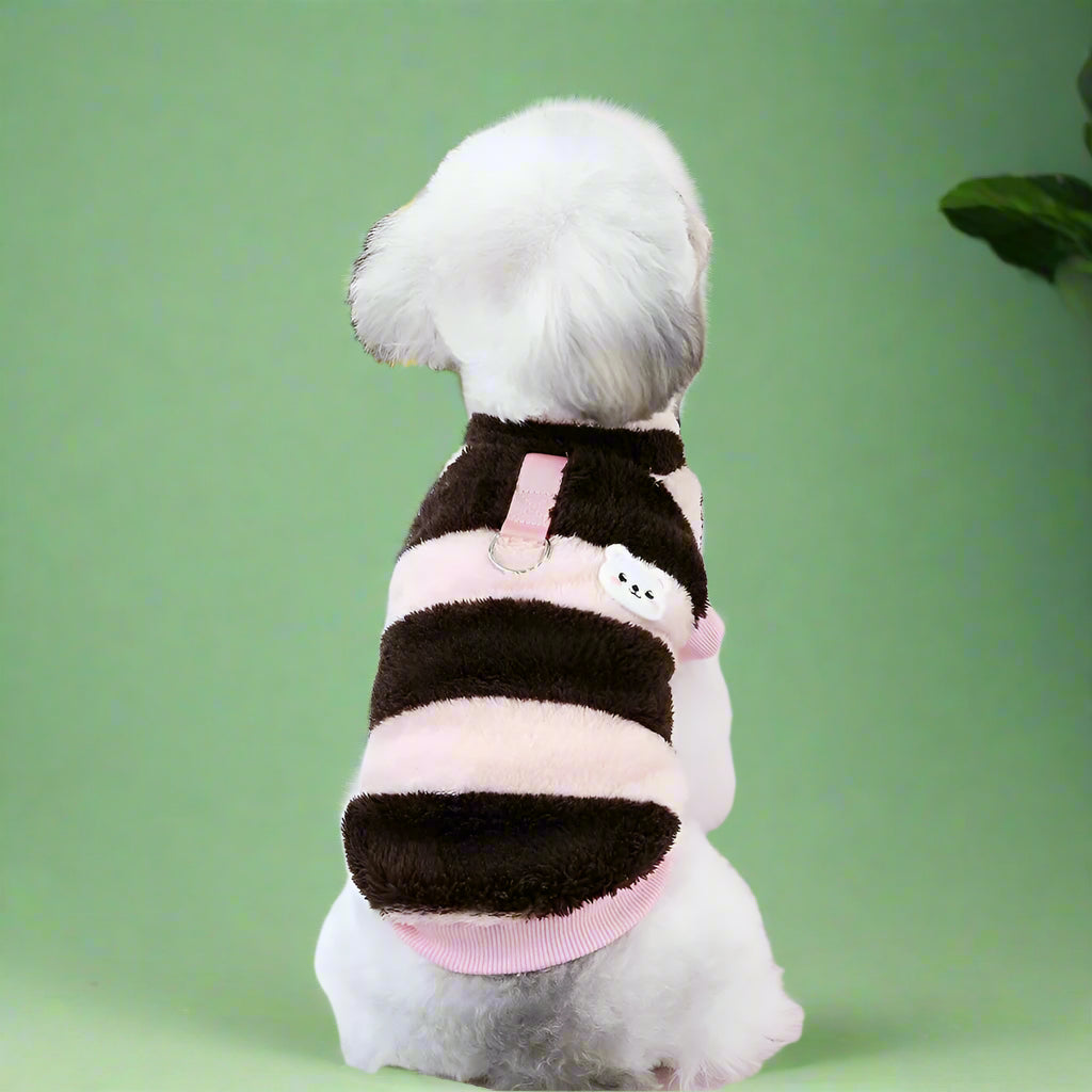 best dog clothes  Warm Fleece Pet Sweater for Small Dogs & Cats 

