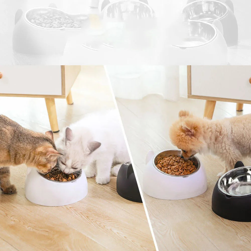 best pet feeder
 Tilted Pet Bowl Non-Slip Raised Cat Dog Feeder