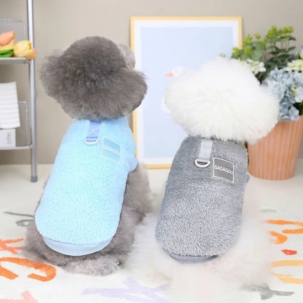 buy dog clothes online Warm Fleece Dog Sweater for Small Pets
