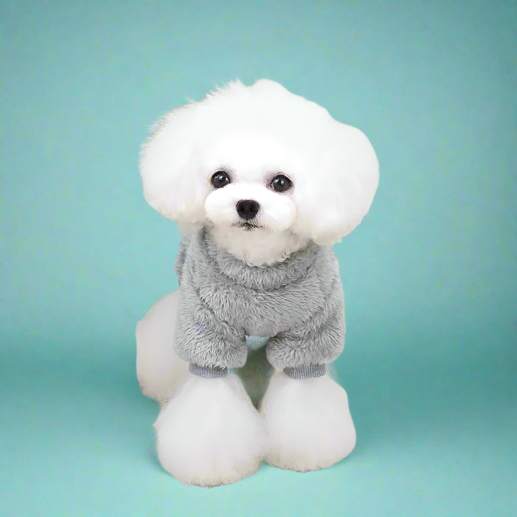 buy pet clothes online Warm Fleece Dog Jumpsuit for Small Pets