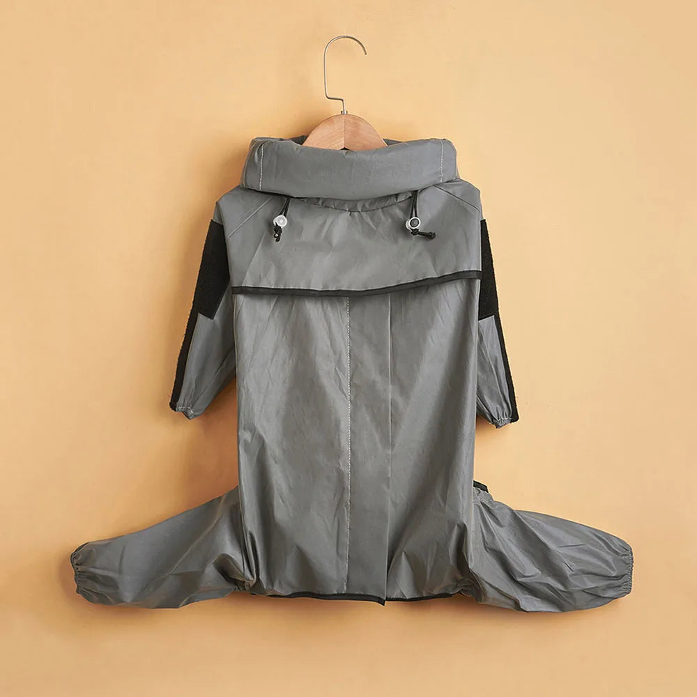buy pet clothing Reflective Waterproof Dog Raincoat