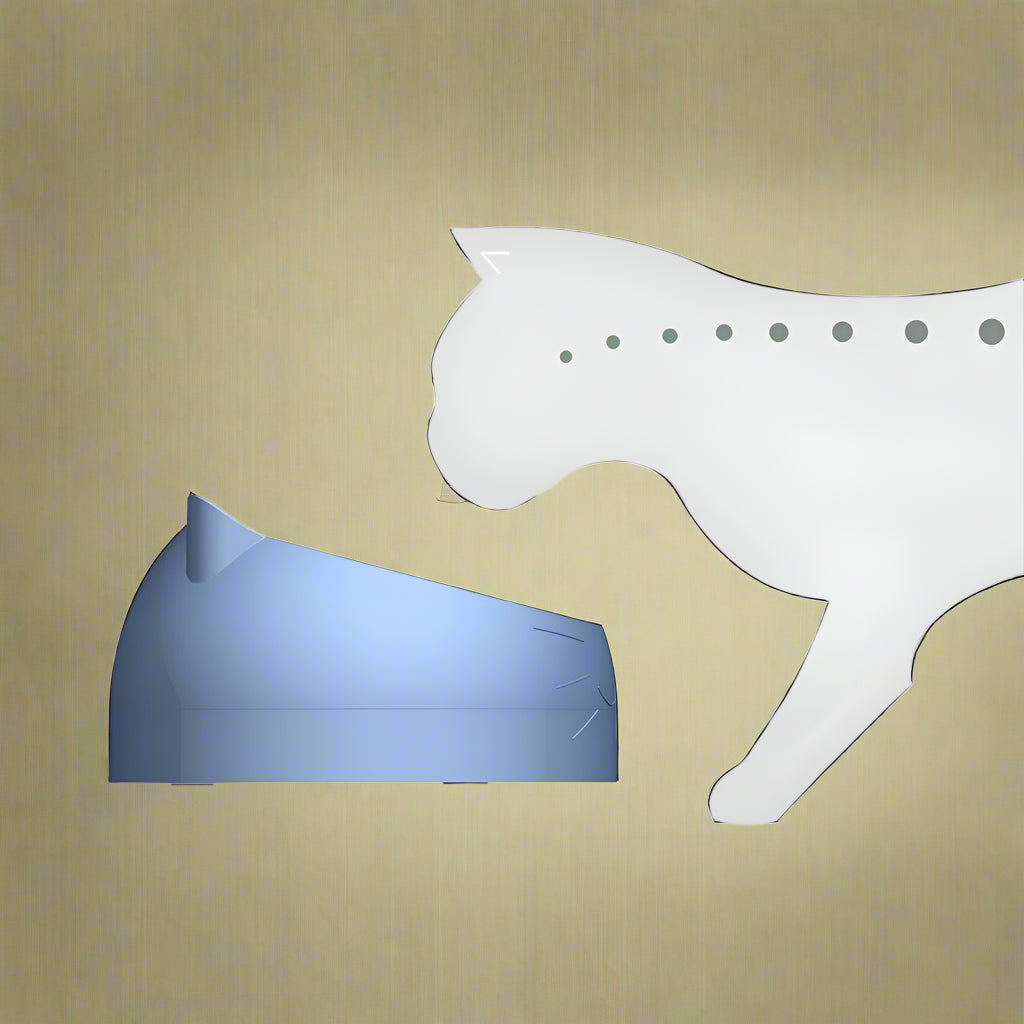 cat feeder
 Tilted Pet Bowl Non-Slip Raised Cat Dog Feeder
