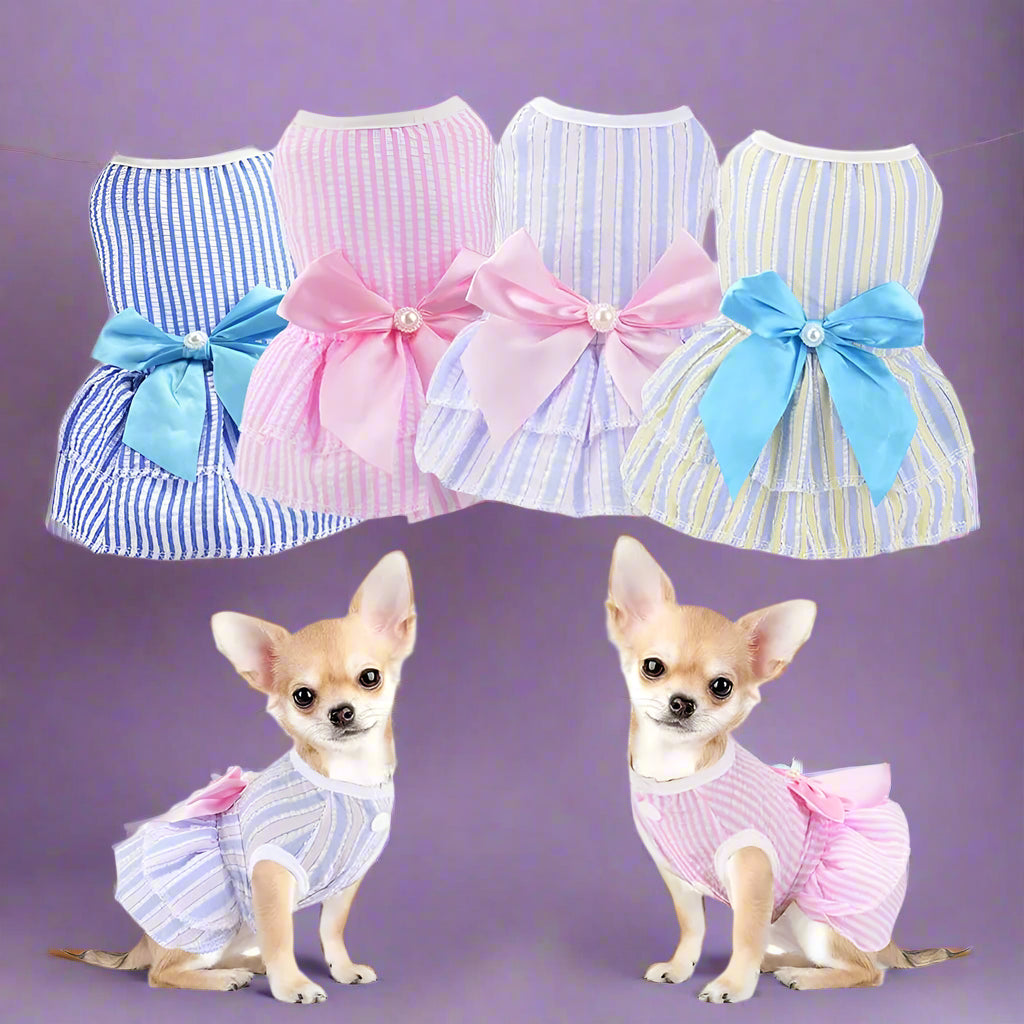 cheap dog clothes online
 Summer Dog Dress for Small Pets