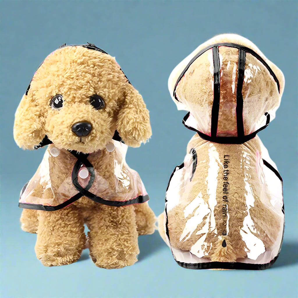 clothes for dogs
 Clear Raincoat for Small Dogs